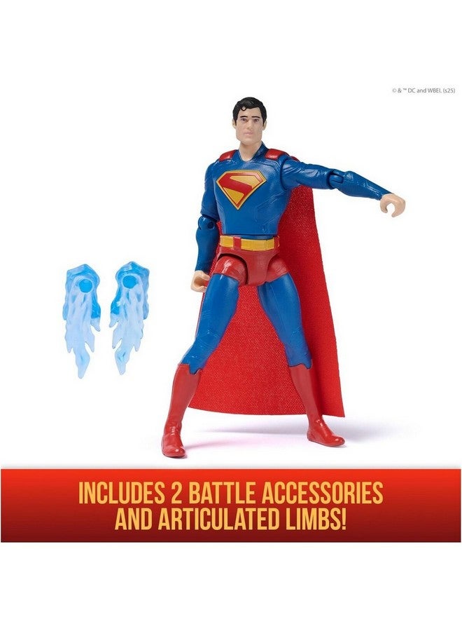 سبن ماستر مجسم شخصية سوبرمان فيلم إيبك سترايك باتل أتاك أزرق وأحمر 15 سم SDC6073319 - Image 4