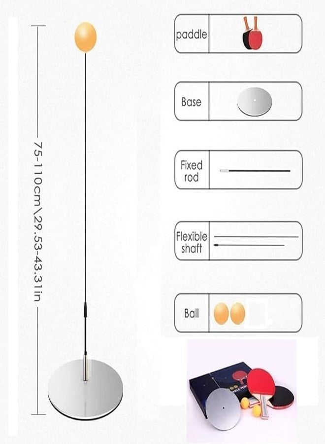 BYTEFUN 2 Table Tennis Racket & 2 ping Pong Balls for Adults and Teenagers, Kids� Sports Toys for 4-12 Years Old.Table Tennis Trainer Indoor Outdoor Adults Teenagers Kids Toy Sports Toys - Image 5