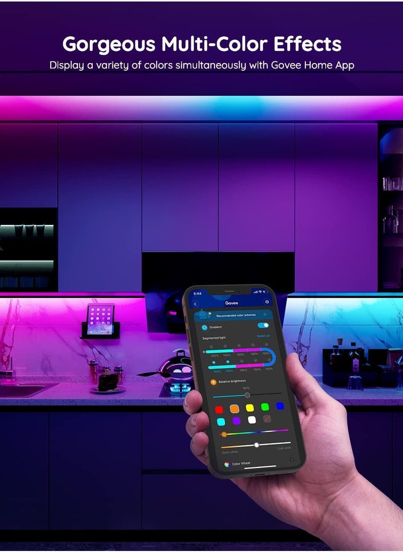 Govee - Govee RGBIC Alexa LED Strip Light, 5m Smart WiFi App Control, Alexa and Google Assistant Compatible, Music Sync LED Lights for Bedroom, Living Room Model: H619A - Image 1