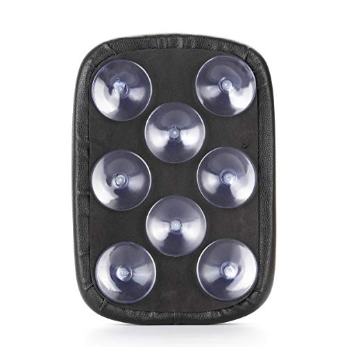 LKV 10.63″ Motorcycle Pessenger Seat - Rear Leather Pillion Pad with 8 Suction Cup Motorcycle Pillion Seat Cushion for Harley Dyna Sportster Chopper - Image 5