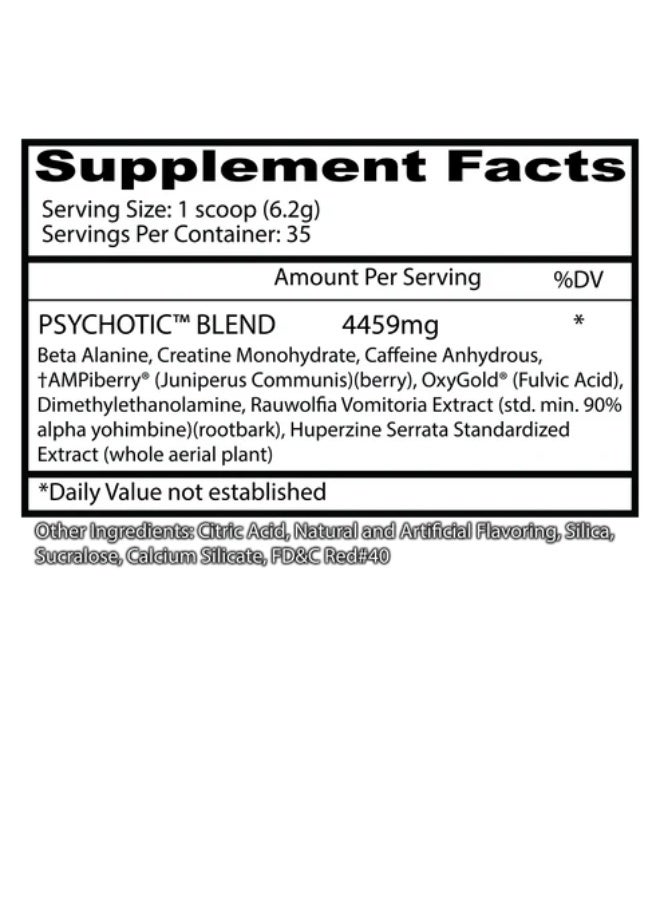 Insane Labz Psychotic 35 Servings Watermelon - Image 2