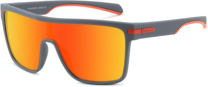 فيسيدي TR90 نظارات شمسية رياضية مستقطبة كبيرة مربعة UV400 B0104 - Image 1