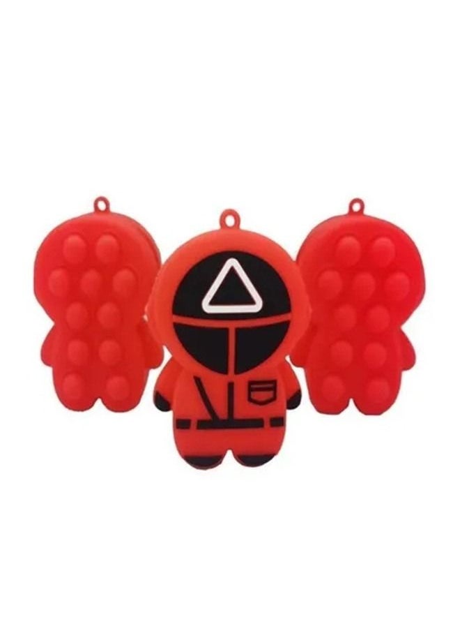 Generic - Squid Game Decompression Bubble Music Silicone Practical Cute Inclined Shoulder Zero Wallet Bag - Image 1