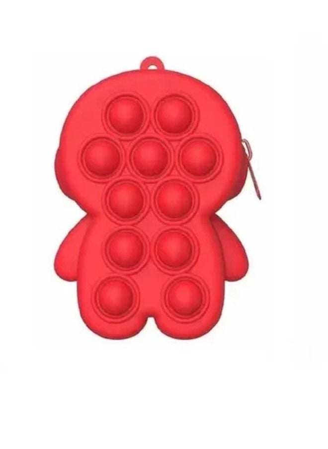 Generic - Squid Game Decompression Bubble Music Silicone Practical Cute Inclined Shoulder Zero Wallet Bag - Image 1