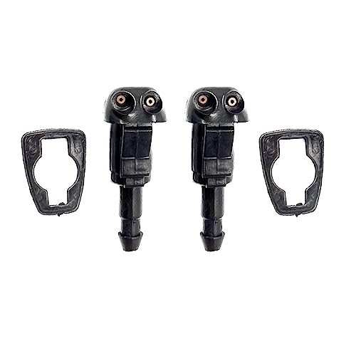 DEVMO 2pcs Front Windshield Washer Nozzles Compatible with 9908 Corolla9701 Camry0510 Tacoma0005 Echo 85381AA010Spray Jet Kit - Image 1
