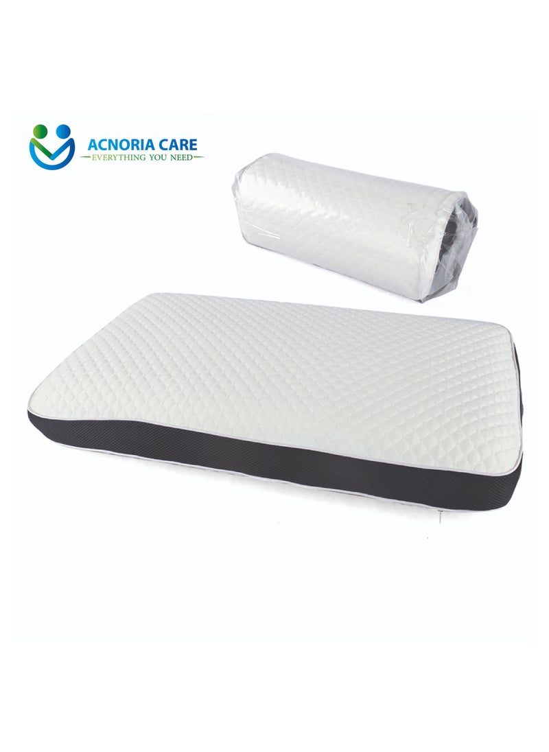 ACNORIA CARE A Medical Sleeping Pillow Made Of Memory Foam To Protect The Neck Soft And Comfortable, Suitable For Bedrooms - From Acnoria Care - Size 60 * 40 * 13 cm  - Image 3