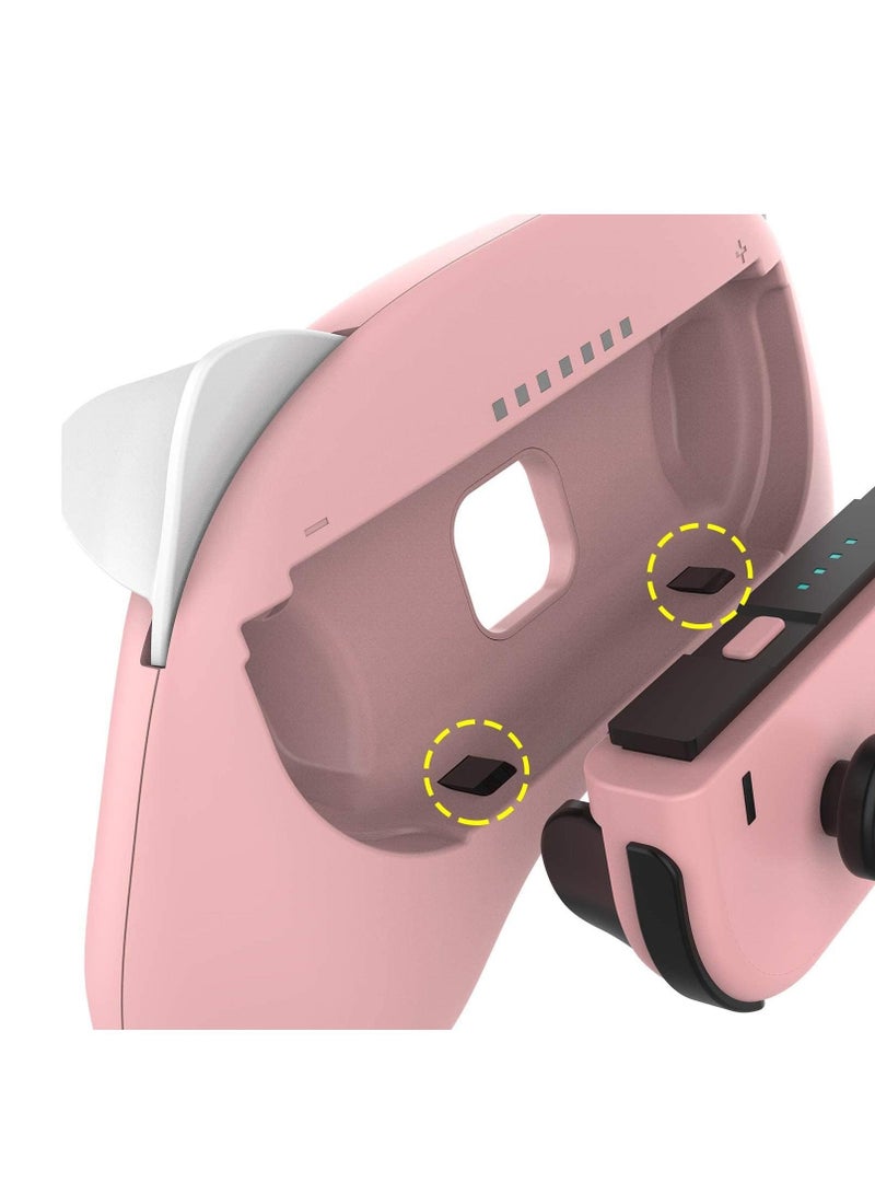 كابتن تيك Switch Grip Kit Switch Steering Wheel for Controller Hand Grips for Nintendo Switch Controllers Comfort Racing Wheels Mario Kart 8 Deluxe Nintendo Switch Accessories 4 Pack - Image 4