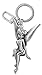 Disney Tinker Bell Pewter Key Ring - Image 2