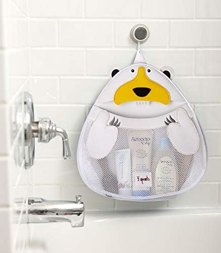 3 Sprouts Bath Storage Caddy - Organizer For Shower, Baby And Toys, Polar Bear - Image 4