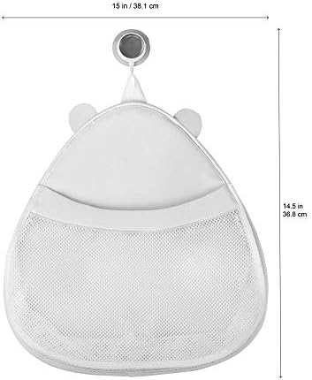 3 Sprouts Bath Storage Caddy - Organizer For Shower, Baby And Toys, Polar Bear - Image 3