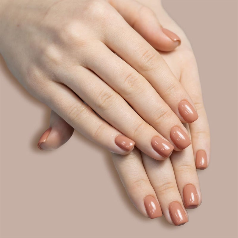LECHAT Gel Polish - Bellini, Color and Top in One Coat, Shiny Long-Wear, Light Orange Gel Polish - Image 3