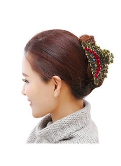 Large Metal Alloy Hair Claw Jaw Clip For Women And Girls Pretty Strong Clamp Nonslip Barrette Hair Updo Grip Bath Accessories For Thick Hair Amaranth Red - pzsku/Z6E9A443D390228A81E5BZ/45/_/1662018754/3f1a2cff-fcf2-485e-8123-c7dc4924e955