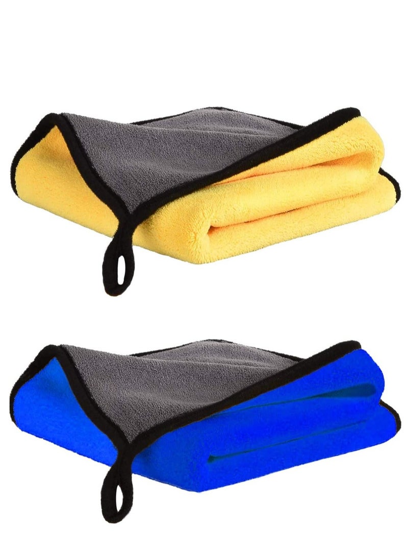 Microfiber towels 2 pieces, size 25*35 cm (Multicolour)