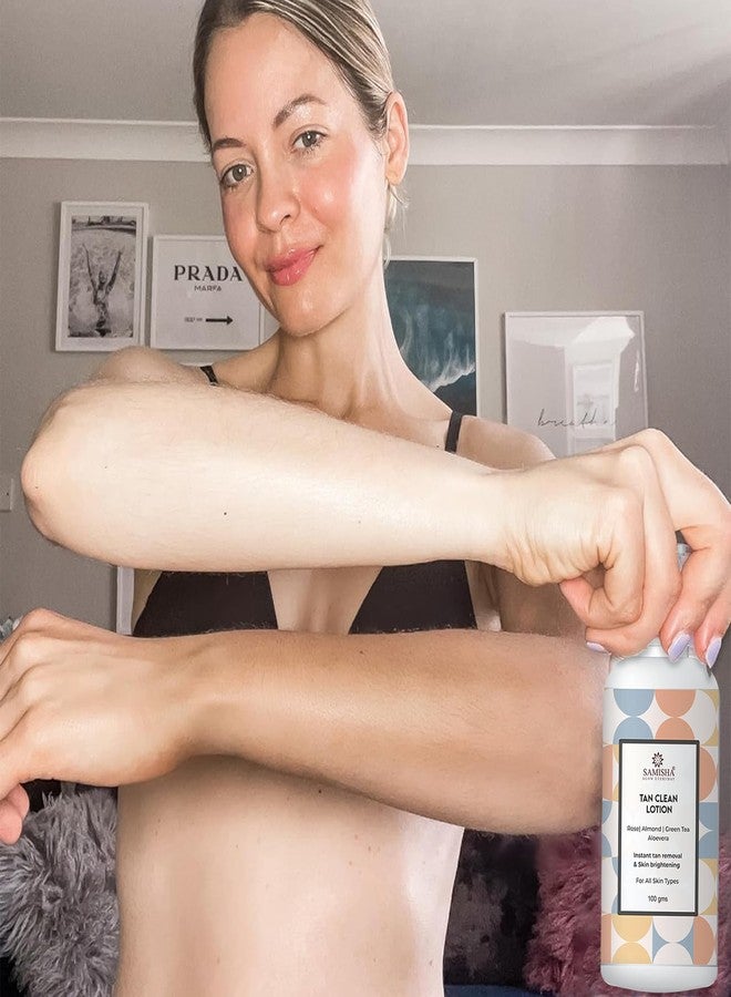 Samisha كريم إزالة تان ساميشا الفوري للأجزاء الداكنة من الجسم مثل الوجه، الرقبة، الكاحلين، المفاصل، الإبطين، الفخذين والمرفقين | كريم مقشر للجلد - Image 3