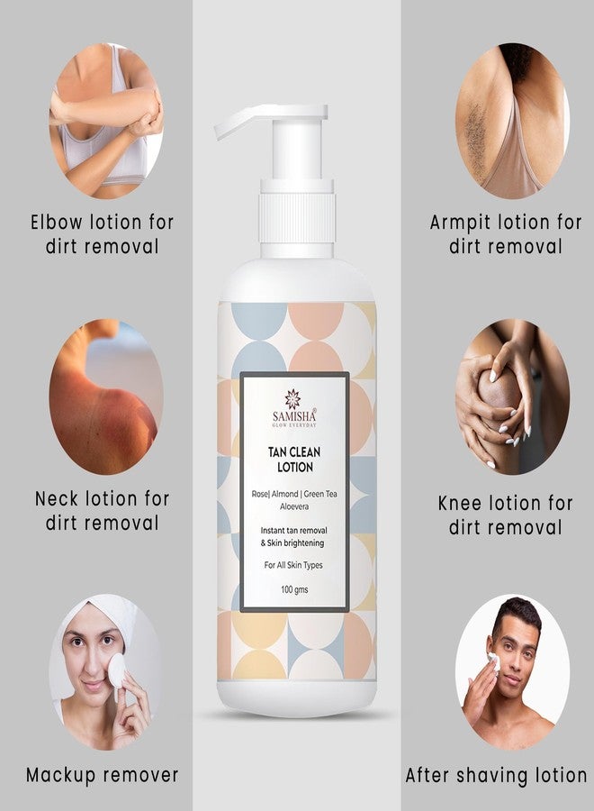 Samisha كريم إزالة تان ساميشا الفوري للأجزاء الداكنة من الجسم مثل الوجه، الرقبة، الكاحلين، المفاصل، الإبطين، الفخذين والمرفقين | كريم مقشر للجلد - Image 4