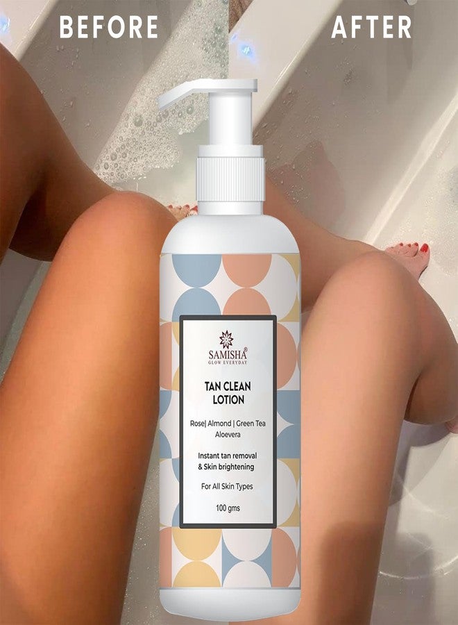 Samisha كريم إزالة تان ساميشا الفوري للأجزاء الداكنة من الجسم مثل الوجه، الرقبة، الكاحلين، المفاصل، الإبطين، الفخذين والمرفقين | كريم مقشر للجلد - Image 2