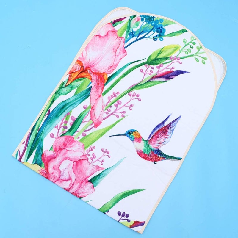 comfrt Ironing Board Cover Bird Pattern Thick Ironing Board Insulation Cloth Heavy Duty Resist Scorching and Staining Padding Ironing Board Cloth 140x50cm Style iron table cover 1 reflective ironing cover - Image 2