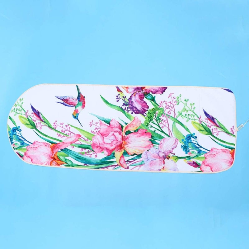 comfrt Ironing Board Cover Bird Pattern Thick Ironing Board Insulation Cloth Heavy Duty Resist Scorching and Staining Padding Ironing Board Cloth 140x50cm Style iron table cover 1 reflective ironing cover - Image 3