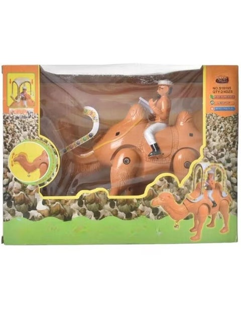 Battery Operated Camel Model Toy with Lights and Sound - Fun and Interactive Experience for Kids with Realistic Details and Simulated Sounds - Model S10195