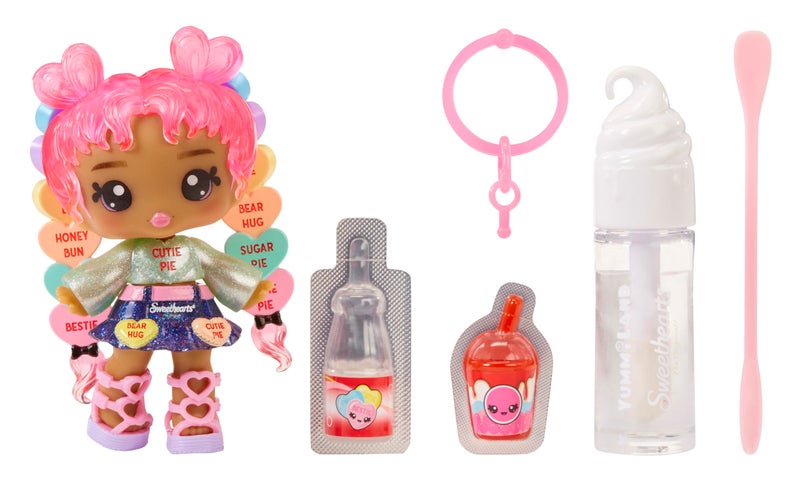 Yummiland MGA Entertainment Yummiland Lip Gloss Doll - Pink (Lily Hearts) - Image 2