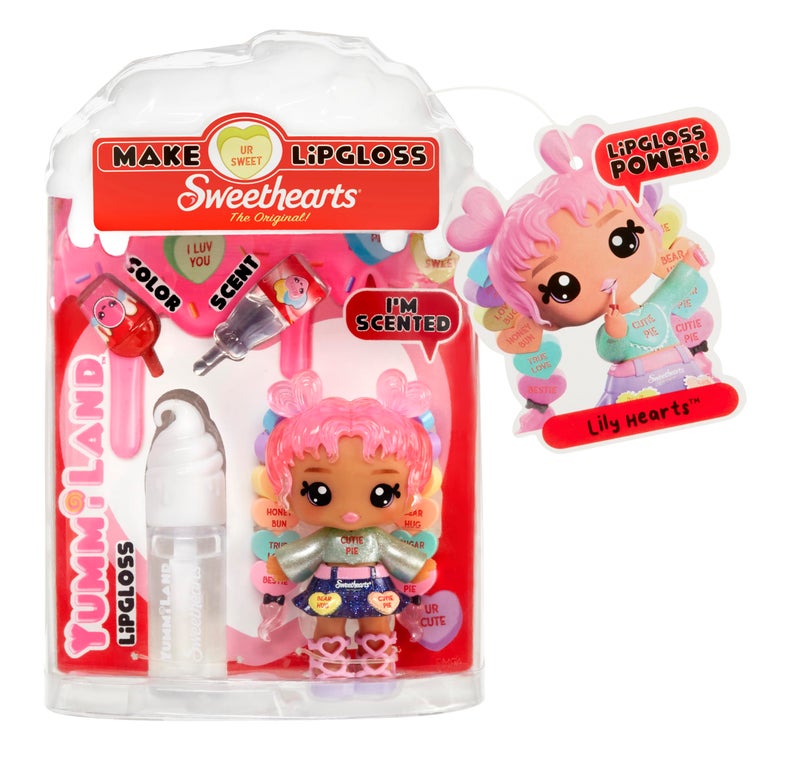 Yummiland MGA Entertainment Yummiland Lip Gloss Doll - Pink (Lily Hearts) - Image 1
