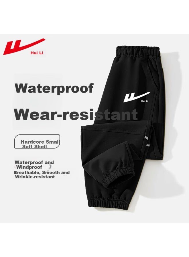 Children's Clothing, Boys' Autumn Pants, Outdoor Woven Trousers, Durable Ankle-tied Pants, Big Kids' Autumn Casual Pants, Trendy - Image 2