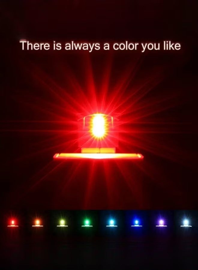 عبوة من قطعتين من مصابيح LED صغيرة الحجم بمنفذ USB وRGB وداخلية للسيارة - مصباح محيطي بثمانية ألوان مع خاصية التحكم في السطوع ووضع التنفس ومستشعر ذكي وإضاءة ليلية محمولة بمنفذ USB للسيارة والكمبيوتر المحمول والمنزل - Image 4