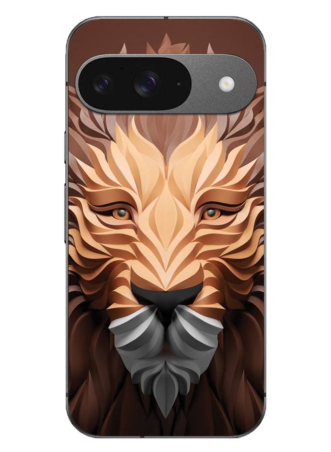 EYE CATCH Printed Protective Case Cover For Google Pixel 9 -  Brown Lion - Image 1