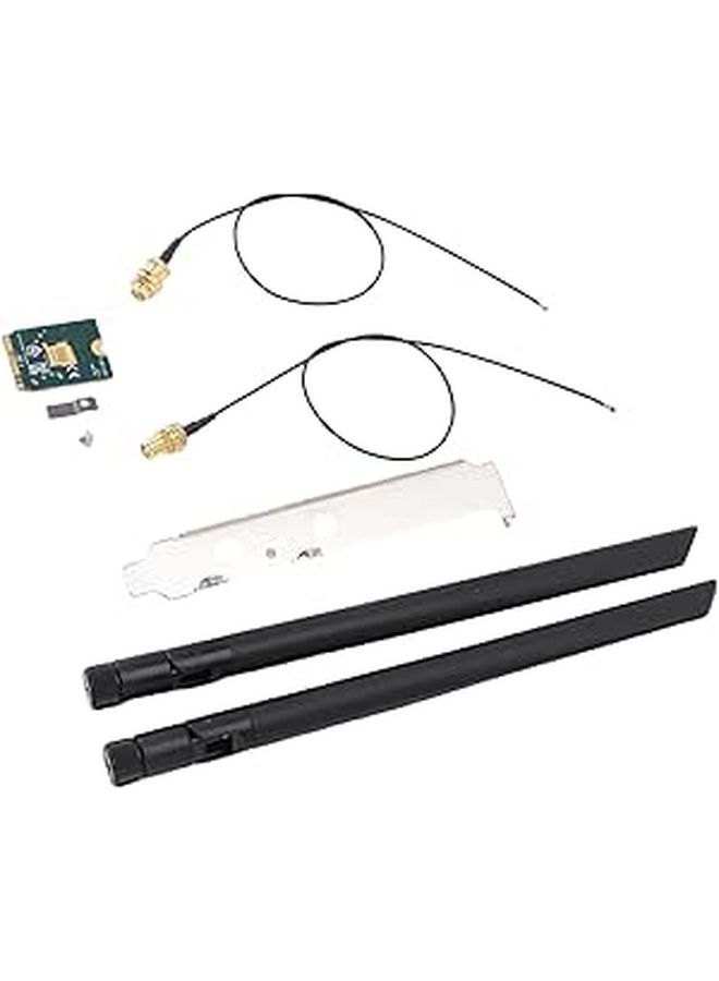 Jiawu 4200Mbps WiFi 6E M2 NGFF Card with Dual 8DB Antennas for Laptop Upgrade - Image 1