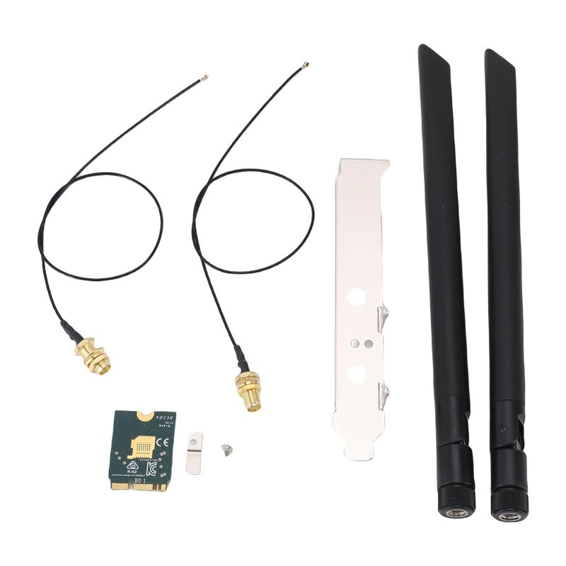 Jiawu 4200Mbps WiFi 6E M2 NGFF Card with Dual 8DB Antennas for Laptop Upgrade - Image 4