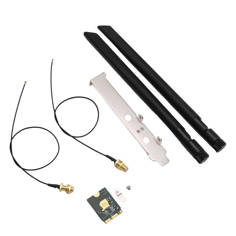 Jiawu 4200Mbps WiFi 6E M2 NGFF Card with Dual 8DB Antennas for Laptop Upgrade - Image 5