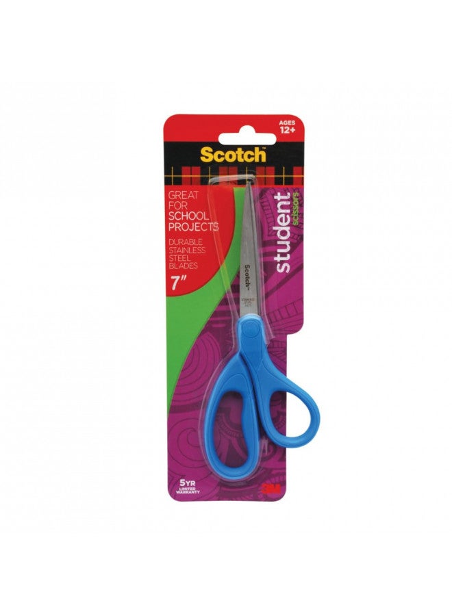 Scotch Kids Pointed Tip Scissors with Soft Touch, 5 Inches (1442P) (Colors may vary) - Image 2