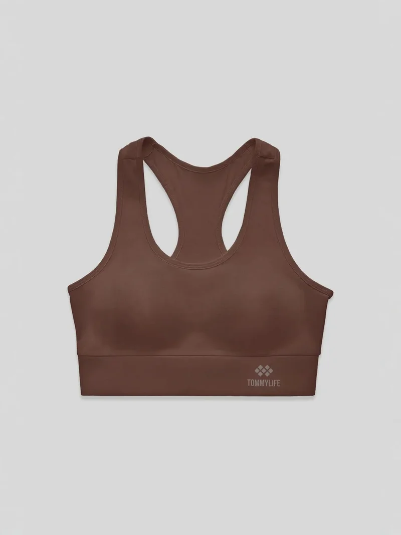 تومي لايف TOMMY Sleeveless Cropped Fitted Sports Top