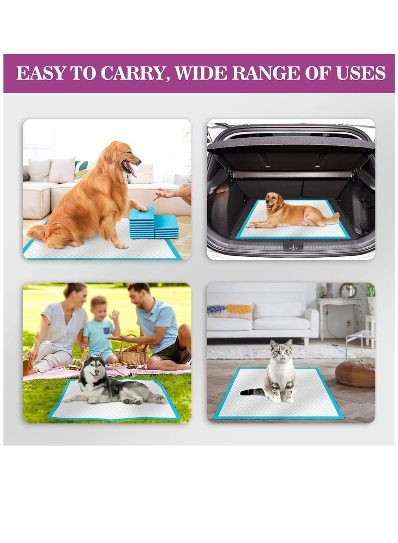 vsell24 وسادات بول للكلاب قابلة للتصرف سميكة للغاية بحجم كبير للتدريب على الحمام للجراء مع 6 طبقات عالية الامتصاص 60X90 سم كل عبوة 60 قطعة - Image 3