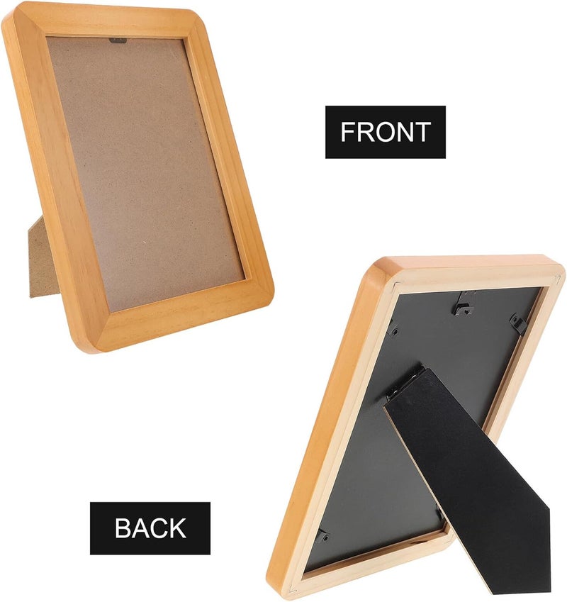 Uonlytech Sonogram Wooden Keepsake 12.8x17.8cm صورة خشبية للتذكار لتزيين غرفة الأطفال وعرض صور المواليد الجدد - Image 3