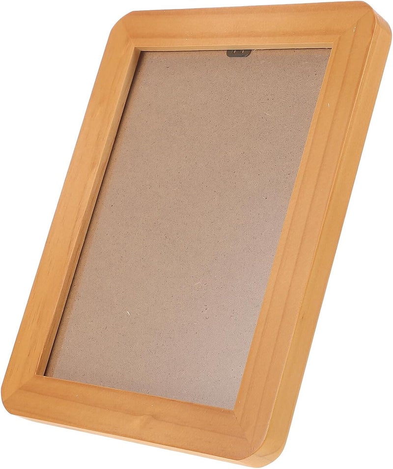 Uonlytech Sonogram Wooden Keepsake 12.8x17.8cm صورة خشبية للتذكار لتزيين غرفة الأطفال وعرض صور المواليد الجدد - Image 1