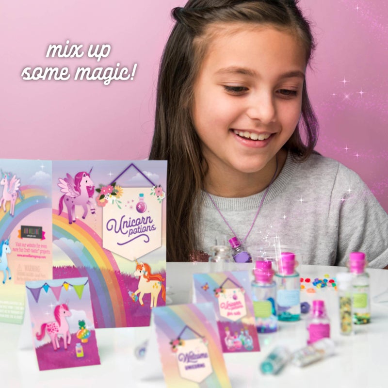 Craft Tastic Craft-tastic â€“ DIY Unicorn Potions Craft Kit â€“ Includes Book with Magical Recipes, Enchanted Ingredients, Cabinet & More â€“ Arts & Crafts for Kids â€“ Fun, Creative & Unique Gift - Image 4
