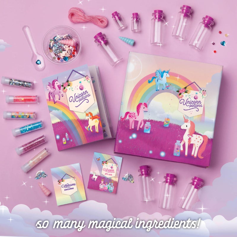 Craft Tastic Craft-tastic â€“ DIY Unicorn Potions Craft Kit â€“ Includes Book with Magical Recipes, Enchanted Ingredients, Cabinet & More â€“ Arts & Crafts for Kids â€“ Fun, Creative & Unique Gift - Image 5