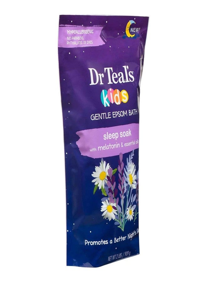 Dr Teal's Dr. Teal's Kids' Gentle Sleep Soak Bath with Pure Epsom Salt and Melatonin - (3 Pack, 6 lbs Total) - Coconut and Other Essential Oils Relieve Stress & Soothe The Body - Hypoallergenic & Paraben Free - Image 2