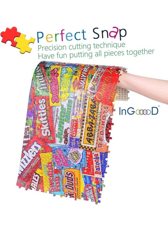 Ingooood Ingooood- Jigsaw Puzzle- Collector Series - Crazy Candy - 1000 Pieces for Adult Wooden Toys Graduation Valentine's Day Gift  - Image 4