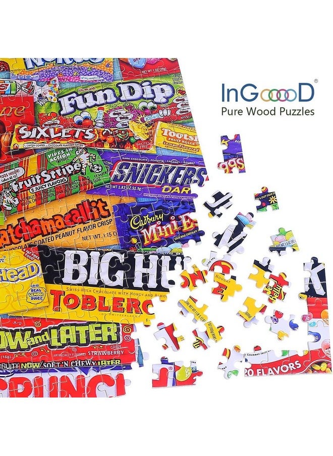 Ingooood Ingooood- Jigsaw Puzzle- Collector Series - Crazy Candy - 1000 Pieces for Adult Wooden Toys Graduation Valentine's Day Gift  - Image 5
