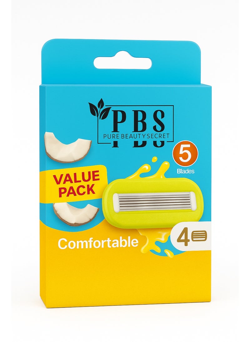 خراطيش إعادة تعبئة PBS Comfortglide - عبوة اقتصادية (4 قطع)