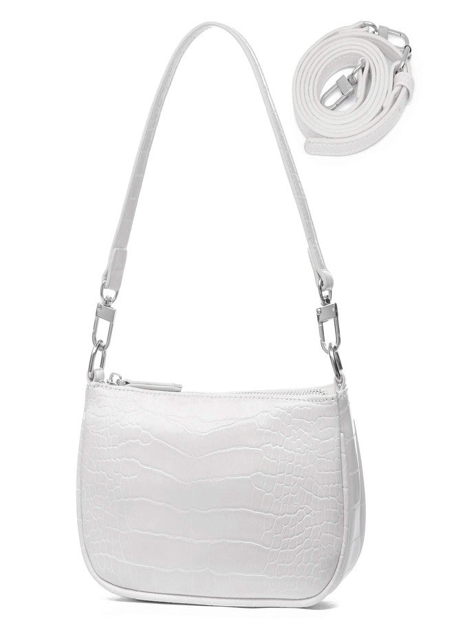 lapsting Shoulder Bag for Women Small Y2K Bags Clutch 90S Purse Crossbody Purses White Trendy Fashion Mini - Image 1
