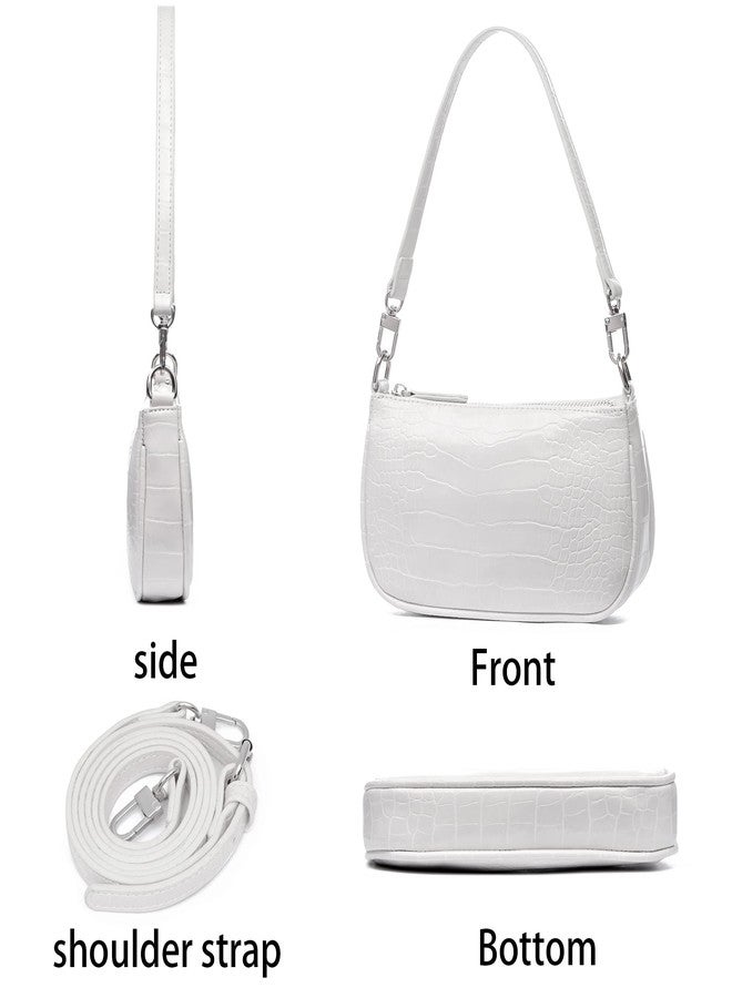 lapsting Shoulder Bag for Women Small Y2K Bags Clutch 90S Purse Crossbody Purses White Trendy Fashion Mini - Image 4