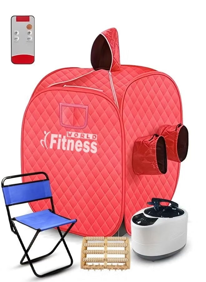 Fitness World foldable sauna bath and device, easy to transport - Image 1