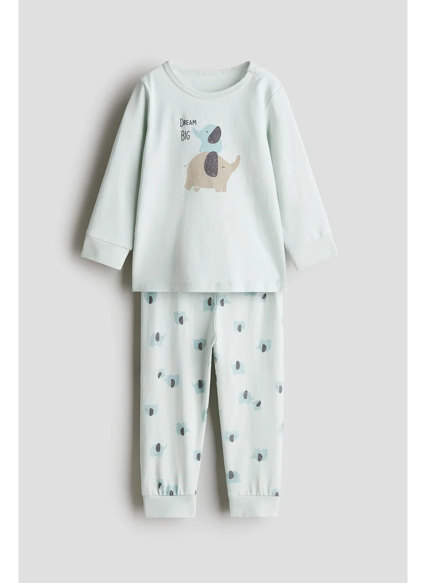 اتش اند ام Printed Cotton Pyjamas