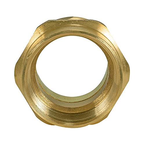 EZ-FLO Heavy-Duty Female Trap Adapter with Slip-Joint Nut and Compression Ring, 1-1/2 Inch FIP x 1-1/2 Inch OD Compression, Brass Plumbing Fitting, 35401 - Image 3
