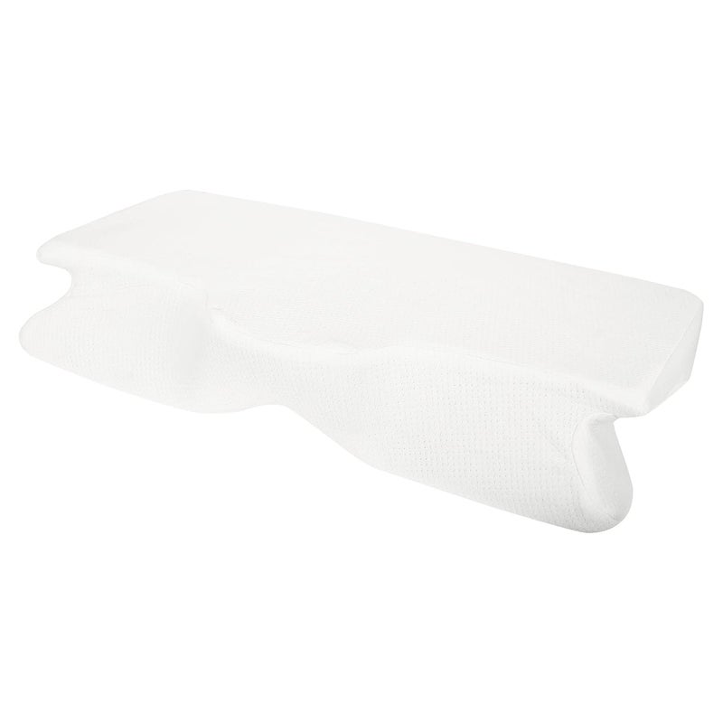 Cushows Cushows Butterfly Memory Foam Orthopedic Cervical Bed Pillow for Sleeping with Shoulder Support 15x24x4 Inches White Pack of 4  - Image 3