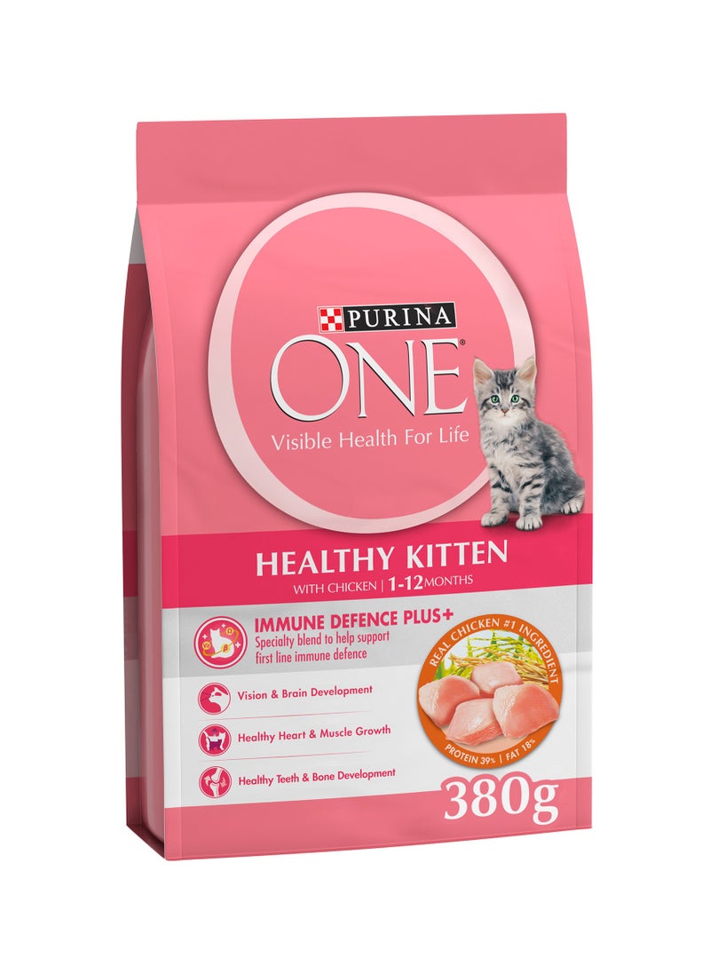 Purina ONE Healthy Kitten with Chicken 380g  - Image 1