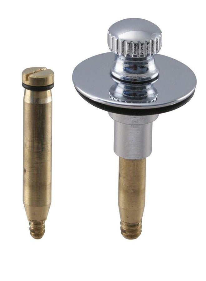 ويست براس آلية حوض استحمام بديلة من Westbrass 797538MOCP مقاس 3/8 بوصة تعمل بنظام الدفع والسحب مع غطاء، مطلية بالكروم المصقول - Image 1